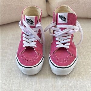 Vans Pink High-Top Sneakers